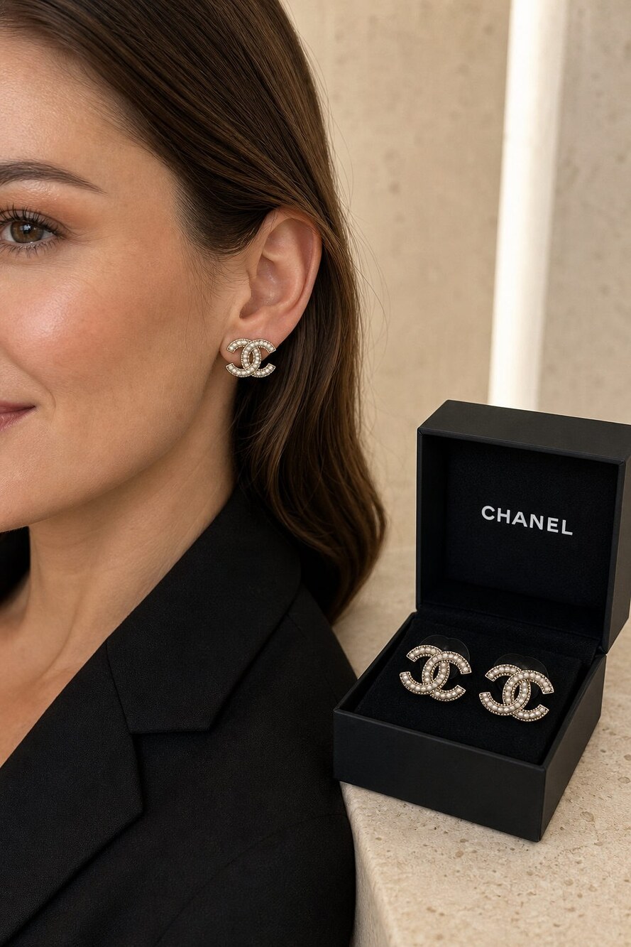 CHANEL Classic Parisian Earrings Style 31 | New with Box - Picture 8 of 9
